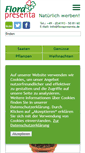 Mobile Screenshot of florapresenta.de